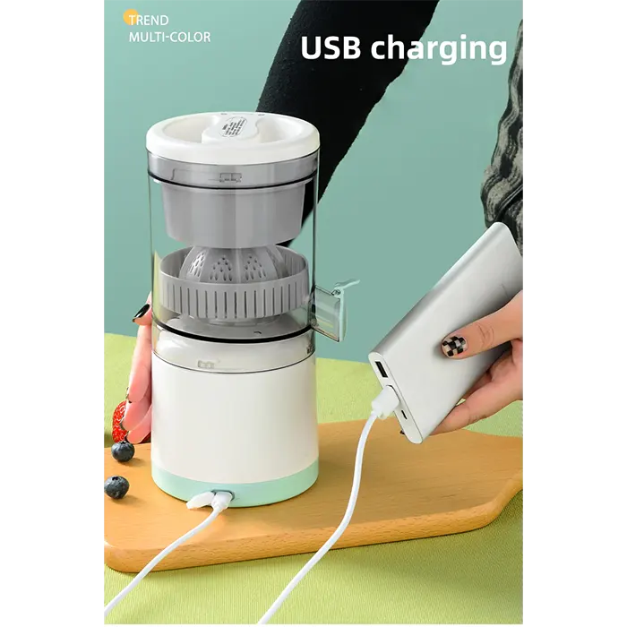 Presse-Agrumes Sans Fil Rechargeable USB — Jus Frais en 60 Secondes
