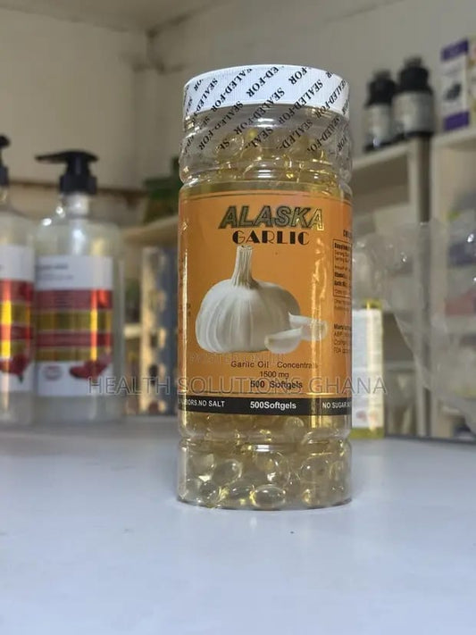Alaska Garlic Oil 1500mg — Protégez Votre Cœur, Boostez Votre Immunité Naturellement